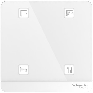 Công tắc ngữ cảnh dùng pin 4G, trắng, cho WISER smart home/E8334RWMZB_WE