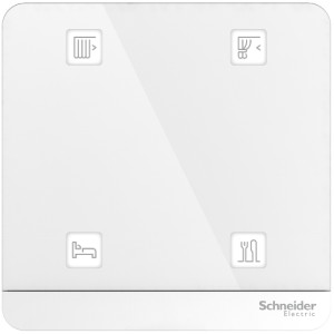 Công tắc ngữ cảnh dùng pin 4G, trắng, cho WISER smart home/E8334RWMZB_WE