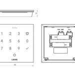 Module kiểm soát ra vào không dây màu trắng LOXONE NFC Code Touch Air White (100483)