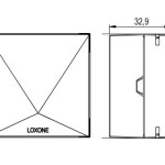 Cảm biến không khí trong phòng Loxone Room Comfort Sensor Air Anthracite LOXONE (100265)